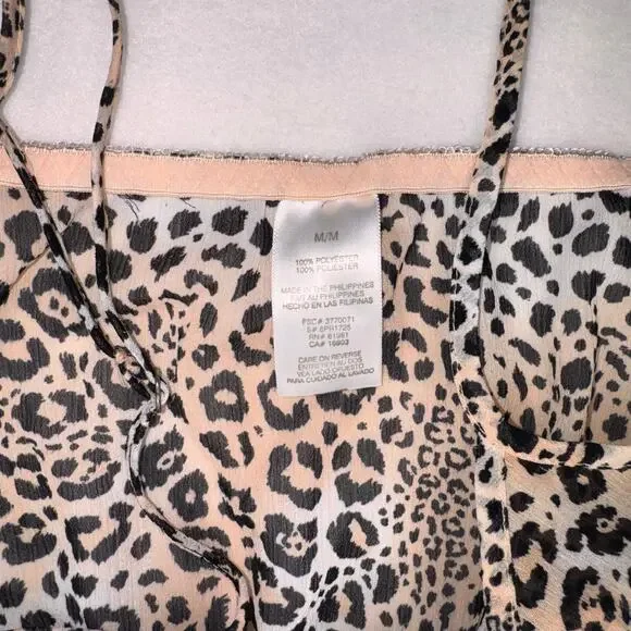 Animal Print Strappy Romper - Picture 4 of 7